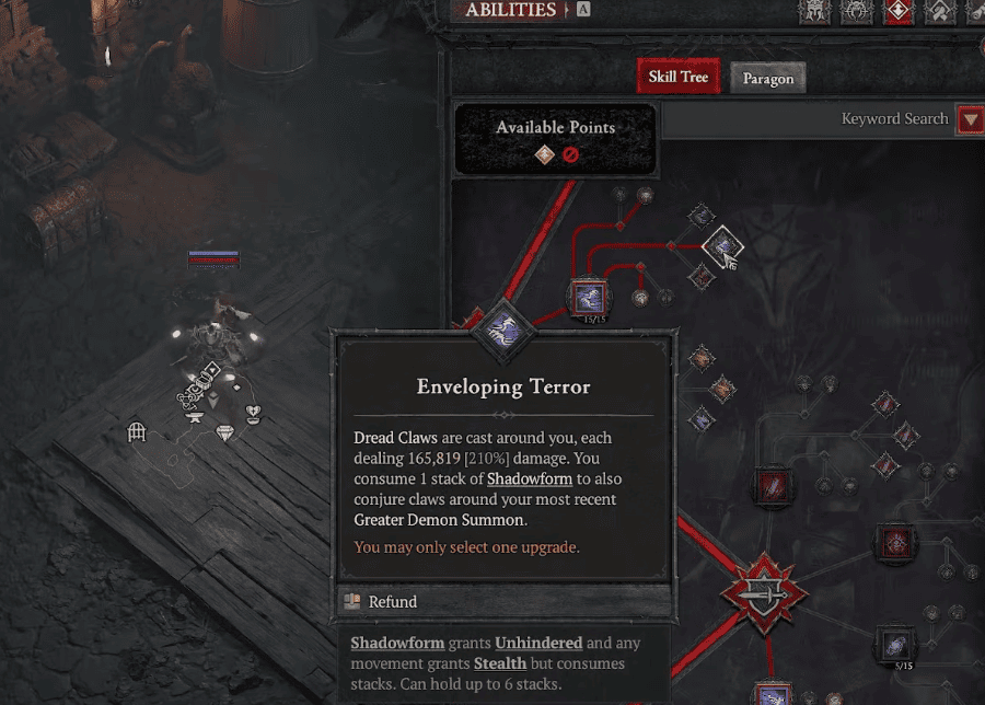 Билд на Чернокнижника в Diablo4 через Ужасные когти: гайд для новичков