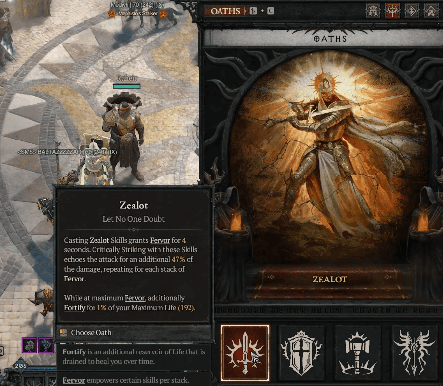 Гайд на Паладина через Зенит в Diablo 4: бесконечный спам