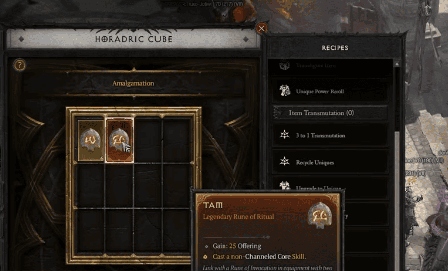 Гайд по крафту в Diablo 4: Хорадримский куб для новичков