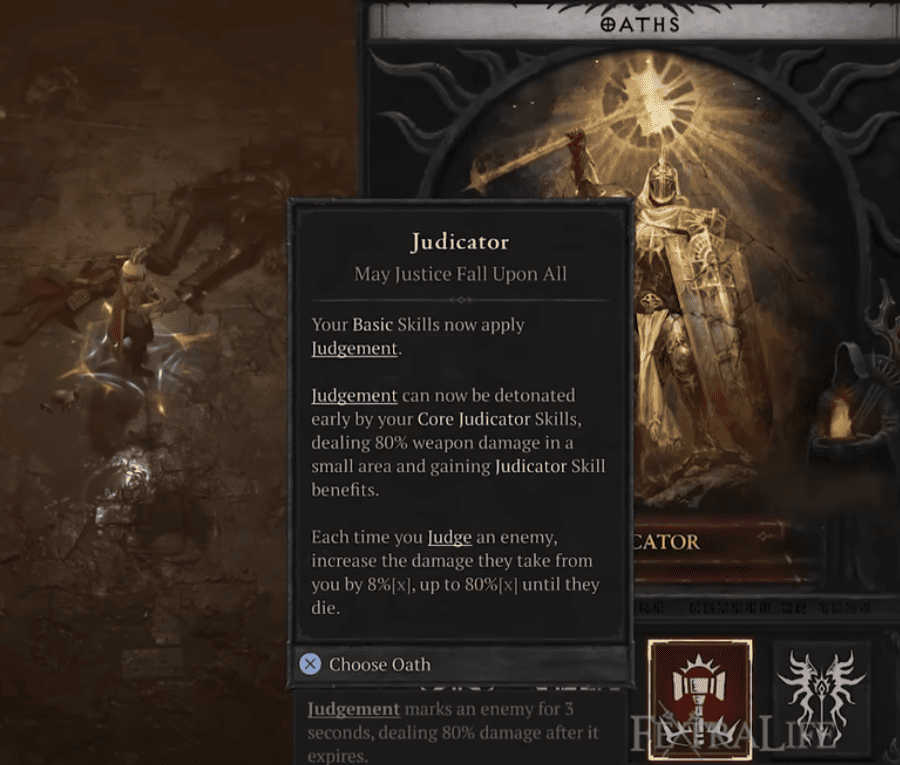 Гайд на Паладина Holy Purifier в Diablo 4: билд через Holy Bolt
