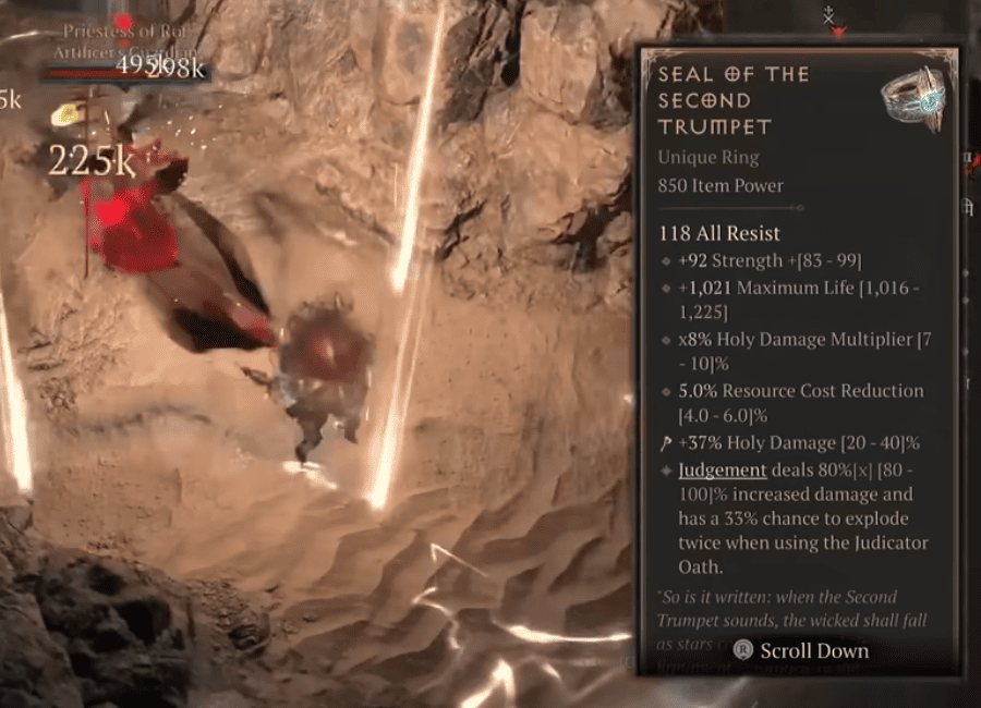 Гайд на Паладина Holy Purifier в Diablo 4: билд через Holy Bolt
